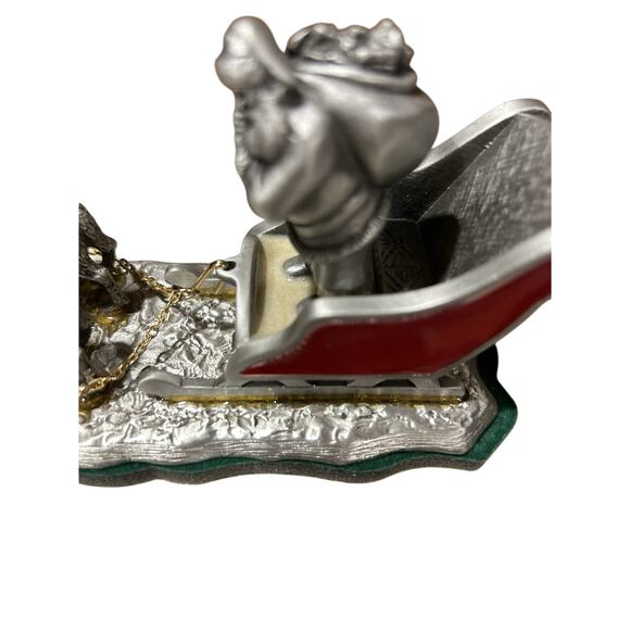 FORT Pewter Christmas Classics “Santa’s On His Way” #1190/5000 Vintage Holiday - Picture 8 of 11